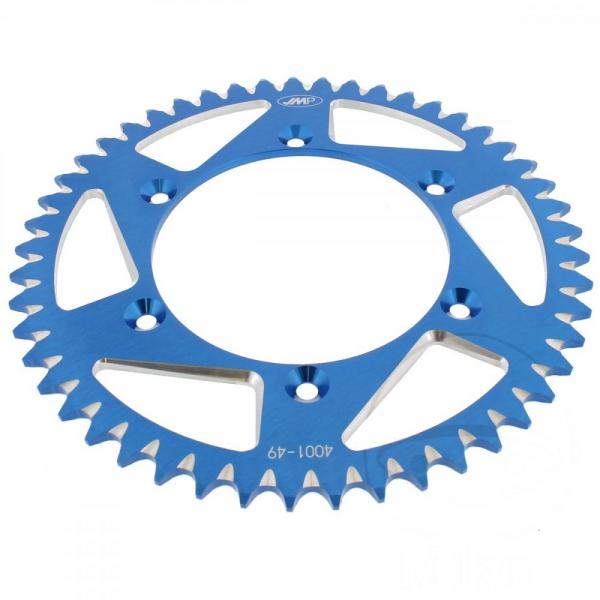Alu Kettenrad 49 Zähne Teilung 520 blau