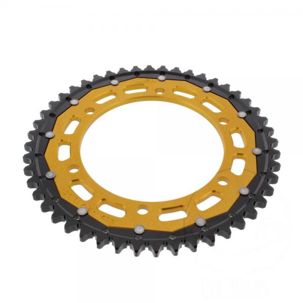 Kettenrad Dual 48Z Teilung 530 gold ZF Innendurchmesser 140 Lochkreis 160