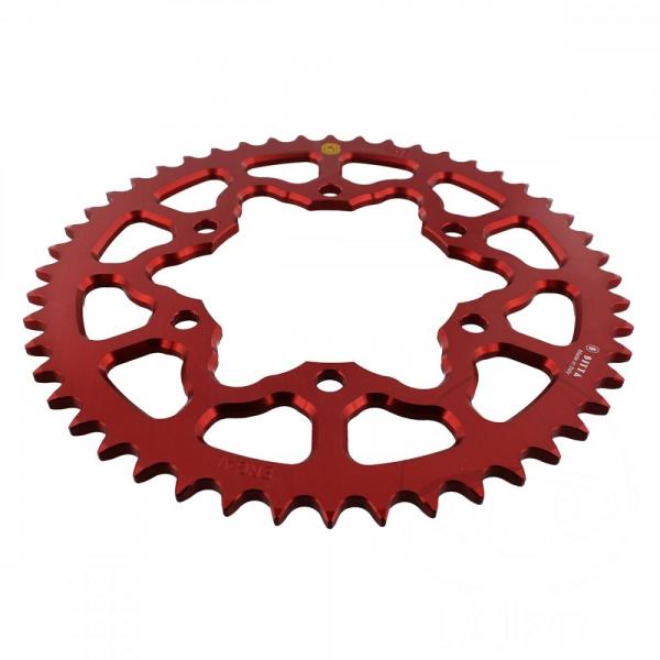 Alu-Kettenrad 48Z Teilung 520 rot Sitta Innendurchmesser 110 Lochkreis 130