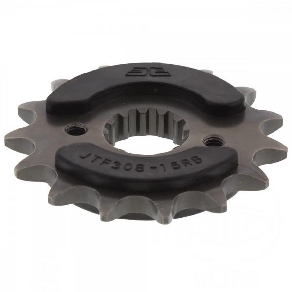 Ritzel 15Z Teilung 520 gummiert Innendurchmesser 21.6/25