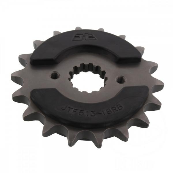 Ritzel 18Z Teilung 530 gummiert Innendurchmesser 21.6/25