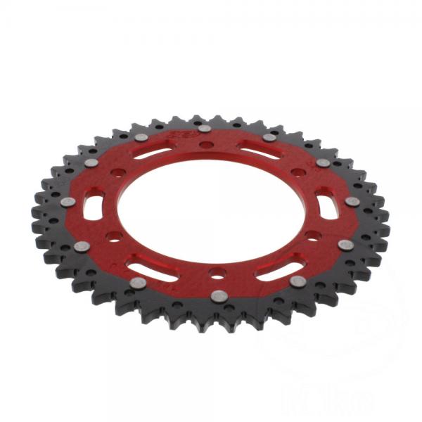 Kettenrad Dual 44Z Teilung 525 rot ZF Innendurchmesser 120 Lochkreis 140