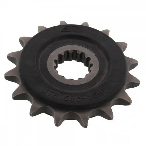 Ritzel JT 1586-16 Teilung 525 gummiert Innendurchmesser 21.6/25