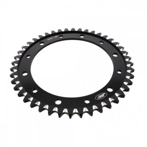 Alu-Kettenrad 44Z Teilung 530 schwarz Innendurchmesser 154 Lochkreis 176