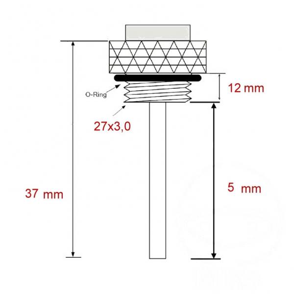 Öltemperatur Direktmesser   M 27X3.0MM