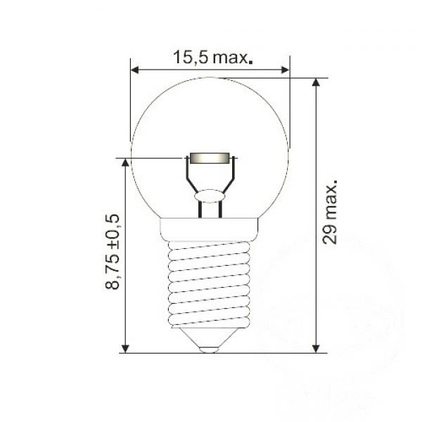 Lampe 6V2.4W   EP10 Inhalt 1 Stück