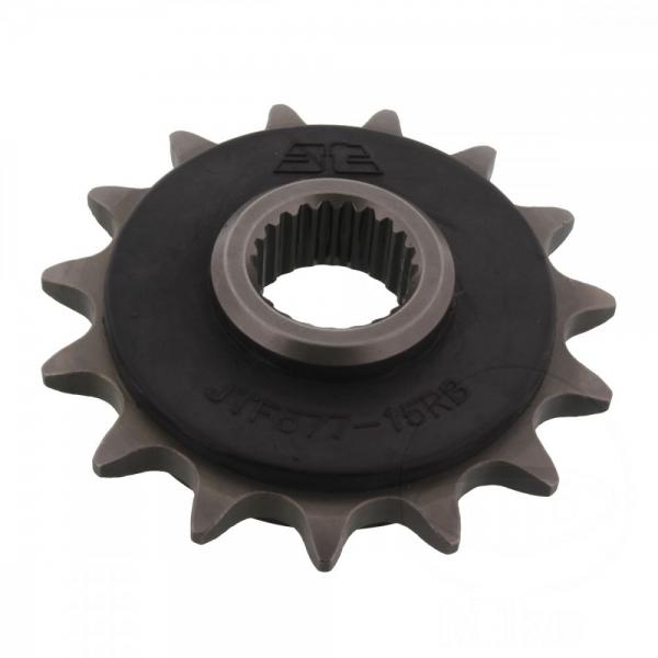Ritzel 15Z Teilung 520 gummiert Innendurchmesser 21.3/23