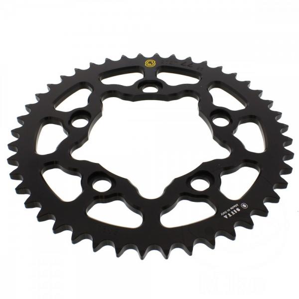 Alu-Kettenrad 44Z Teilung 525 schwarz Sitta Innendurchmesser 101 Lochkreis 124