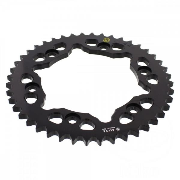 Alu-Kettenrad 44Z Teilung 530 schwarz Sitta Innendurchmesser 134 Lochkreis 160