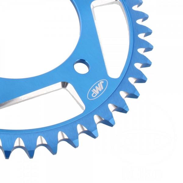 Alu-Kettenrad 45Z Teilung 525 blau Innendurchmesser 112 Lochkreis 138
