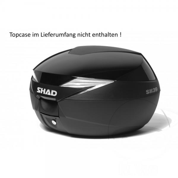 Deckel Topcase Shad SH39 schwarz Metall