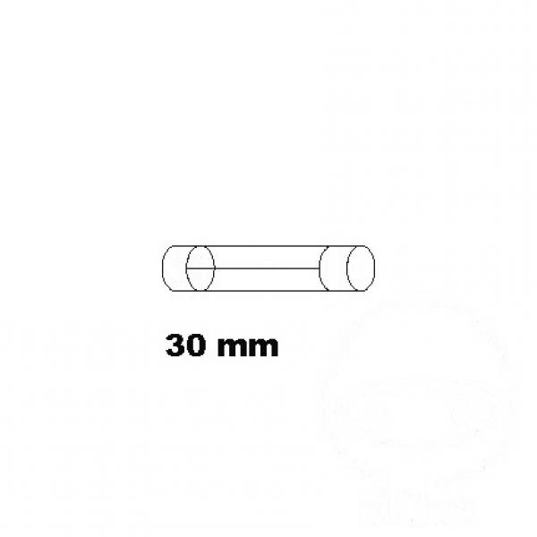 Glassicherung 30 mm 15A Inhalt 5 Stück