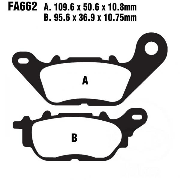 Bremsklotz hinten Standard EBC