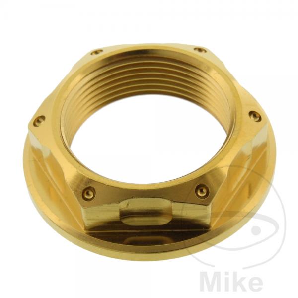 Mutter Achse Pro Bolt, M25x1.25mm Edelstahl V4A gold LSSNUT25125002G