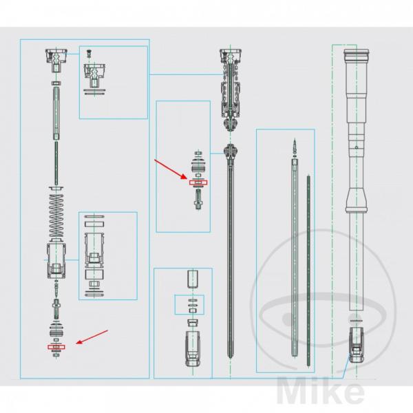 Feder RUECKS DRU/ZGST Kayaba, 6mm 110550000901