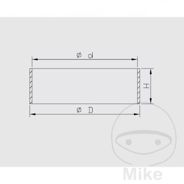 Gleitbuchsen Satz Gabel Kayaba 110044600202