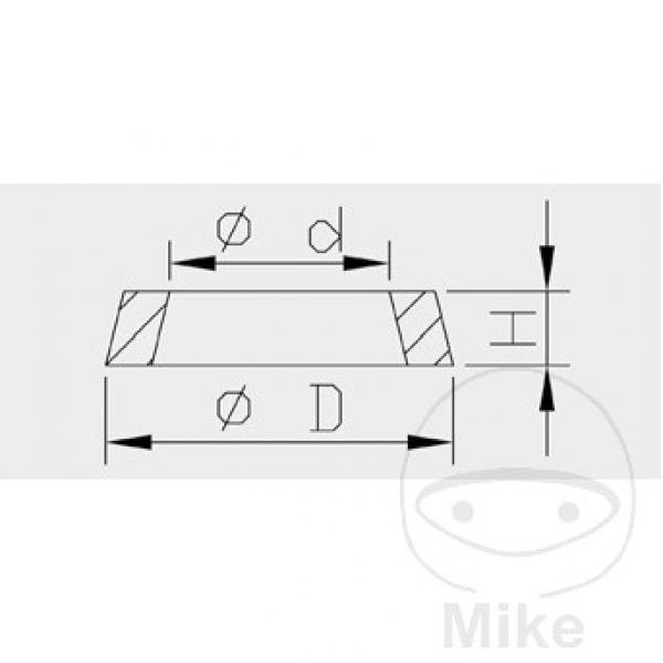 CARTRIDGEDICHTUNG Gabel, Kayaba 110210000101