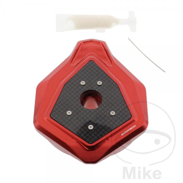 Tankdeckel Evotech, rot FCK-03-Cr