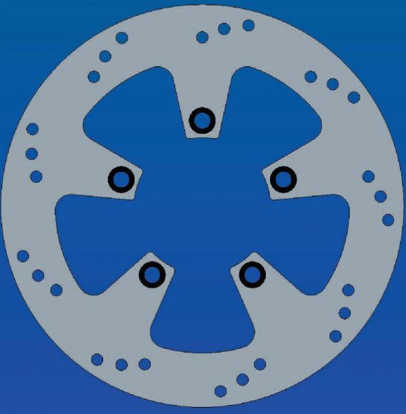 Bremsscheibe hinten BRAKING RF8153S