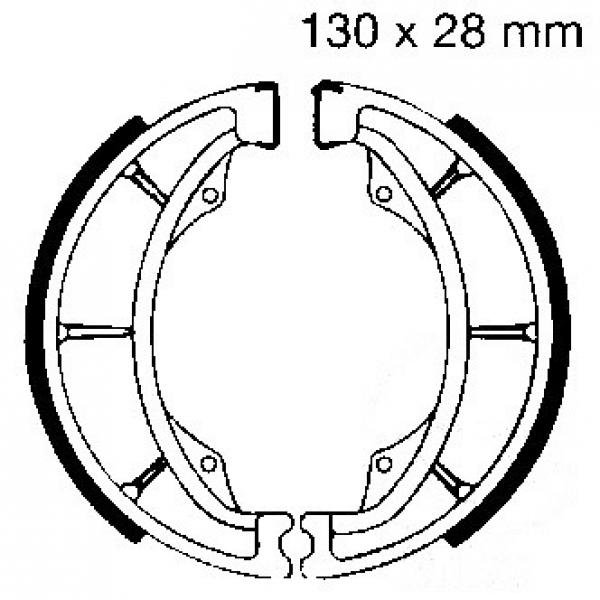 Bremsbacken für Feststellbremse EBC S602