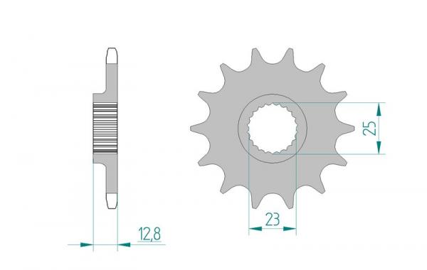 Antriebsritzel, Ritzel Teilung 520, 11 Zähne