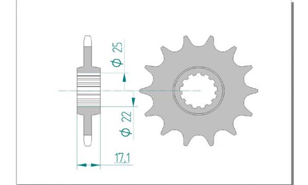 DID Kettensatz HONDA CB 500 XA ABS, mit DID 520VX2 Kette