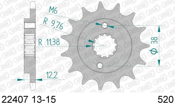 DID Kettensatz SUZUKI LT-R 450 Quadracer, mit DID GB520VX2 Kette