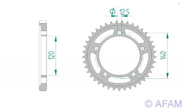 DID Kettensatz SUZUKI GSX 1400, mit DID 530ZVMX Kette