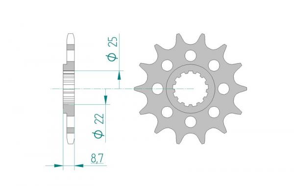 DID Kettensatz SUZUKI GSX-R 750, mit DID 520ZVMX Kette