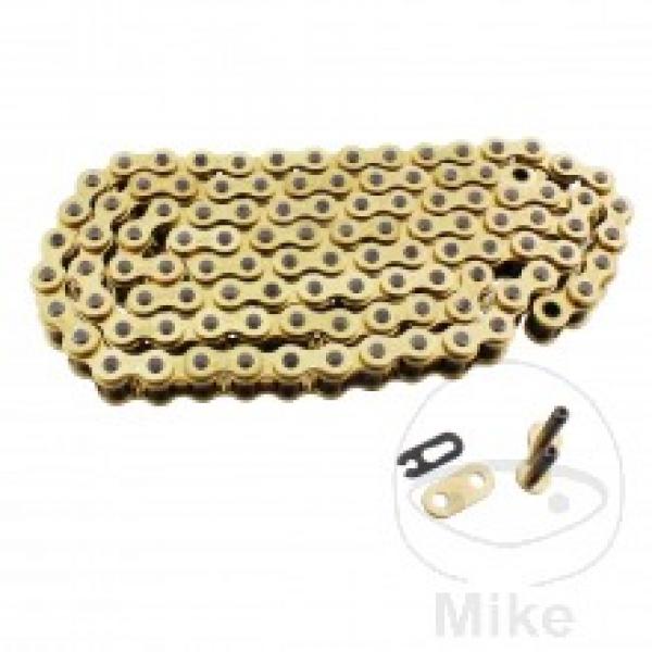 Kette DID GG 428HD 118 Glieder offen mit Clipschloss gold