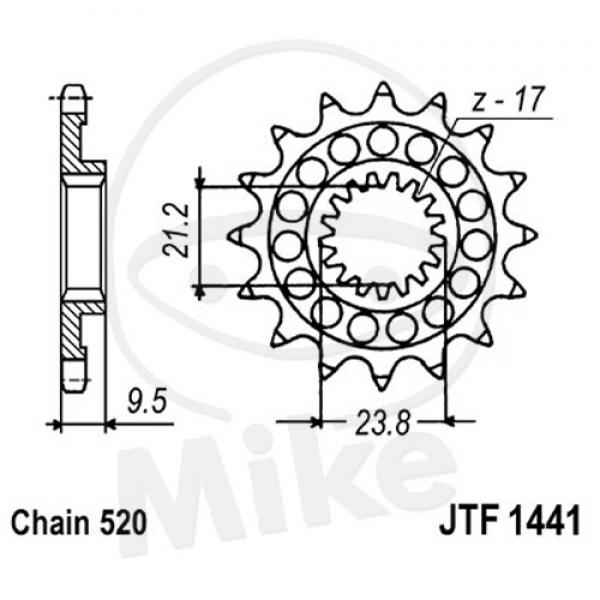 JT Ritzel 13Z Teilung 520