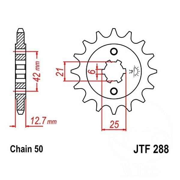 JT Ritzel 18Z Teilung 530
