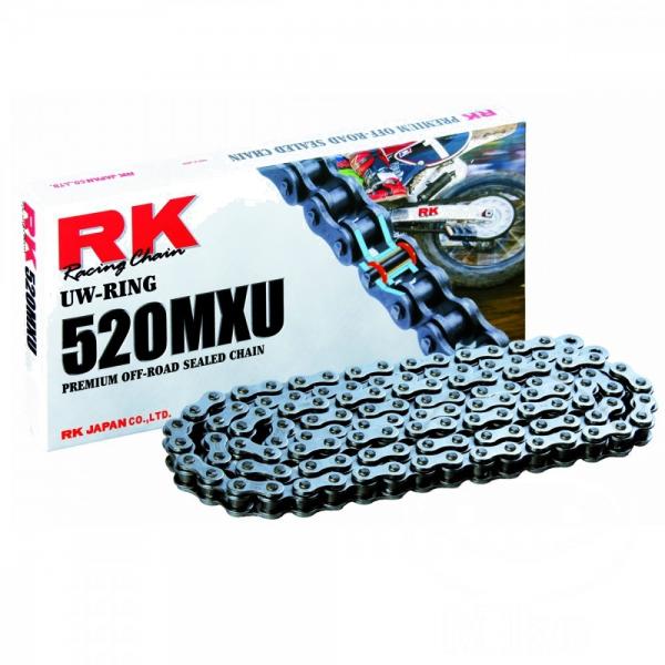 Motocross Kette RK 520MXU 124 Glieder offen mit Clipschloss