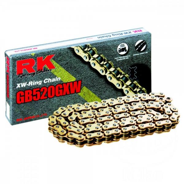 X-Ring Kette RK gold GB 520GXW 120 Glieder offen mit Nietschloss gold