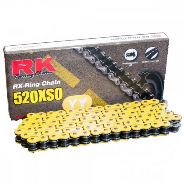X-Ring Kette RK gelb GE520XSO 108 Glieder offen mit Nietschloss