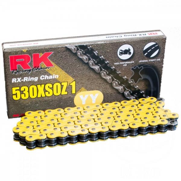 X-Ring Kette RK gelb GE530XSOZ1 114 Glieder offen mit Nietschloss