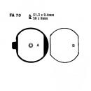 Bremsbelag EBC FA073 vorne