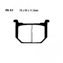 Bremsbelag EBC FA051V vorne