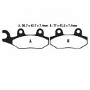 Bremsbelag EBC MXS135 hinten