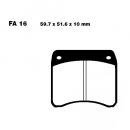 Bremsbelag EBC FA016HH hinten