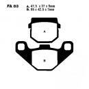 Bremsbelag EBC FA083HH hinten