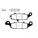 Bremsbelag EBC FA231 hinten