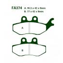 Bremsbelag EBC SFA374 hinten
