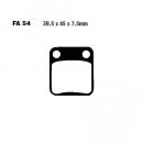 Bremsbelag EBC SFA054HH hinten