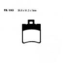 Bremsbelag EBC FA193HH hinten