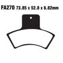 Bremsbelag EBC FA270TT hinten