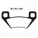 Bremsbelag EBC FA395TT hinten