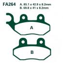 Bremsbelag EBC SFAC264 hinten