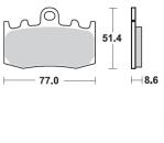 Bremsbelag vorne BRAKING 892SM1 Semi-Sinter standard