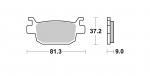Bremsbelag hinten BRAKING 908SM1 Semi-Sinter standard